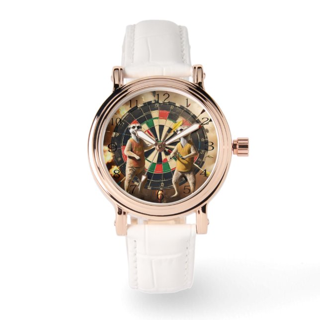 Bullseye Burrow: Meerkat Dart League Armbandsur (Framsida)
