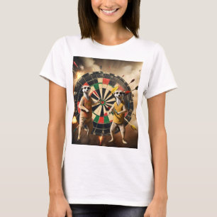 Bullseye Burrow: Meerkat Dart League T Shirt