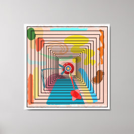 Bullseye Canvastryck