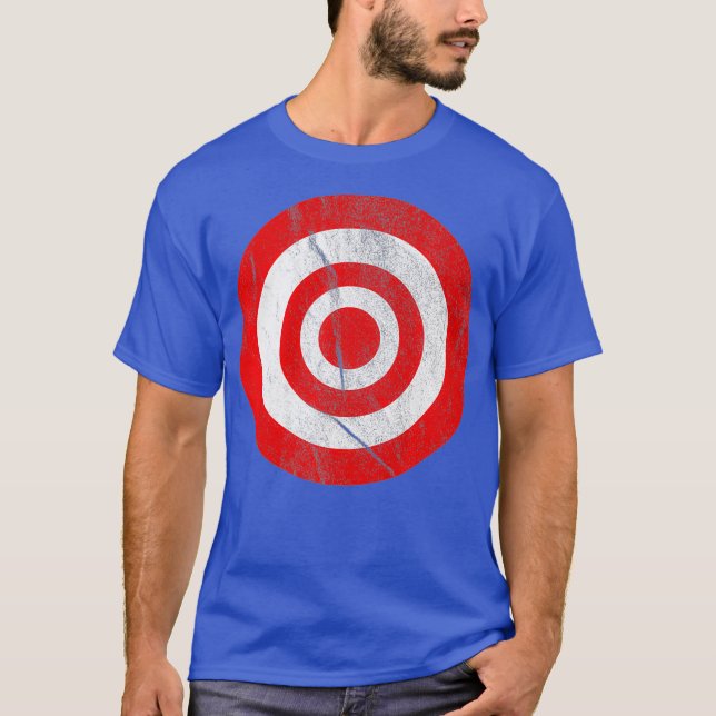 Bullseye Dart Board Dartboard Target RAF-tjurar T Shirt (Framsida)