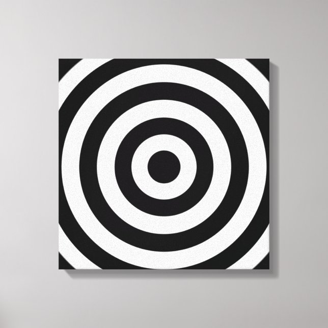 Bullseye Design Canvastryck (Framsida)