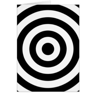 Bullseye Design Hälsningskort