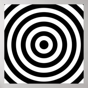 Bullseye Design Poster