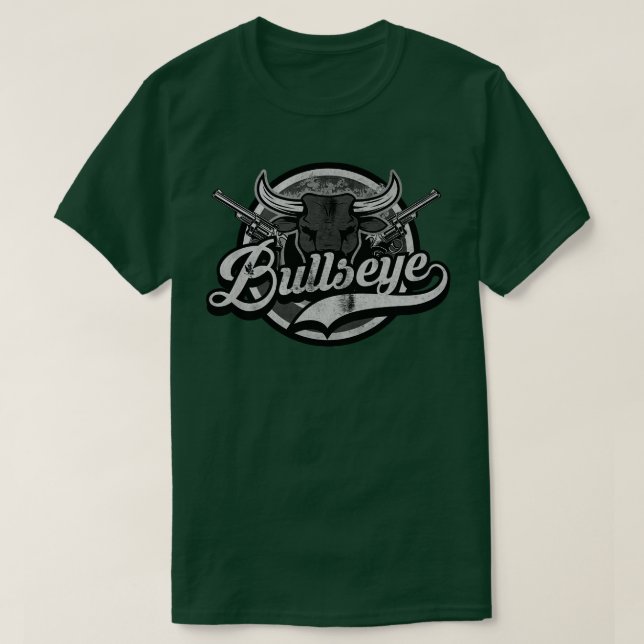 Bullseye Firearms T Shirt (Design framsida)