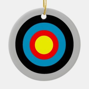 Bullseye Julgransprydnad Keramik