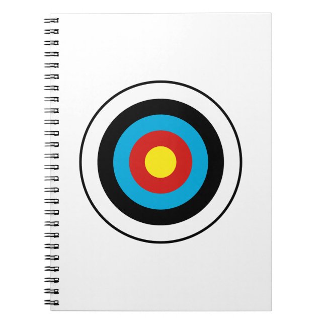 Bullseye Target-design Anteckningsbok (Framsidan)