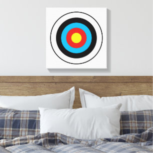 Bullseye Target-design Canvastryck
