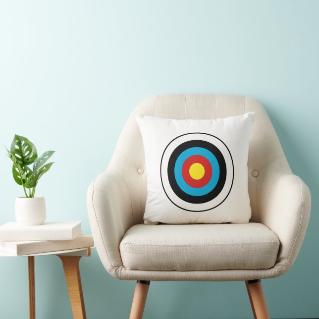 Bullseye Target-design Kudde (Stol)