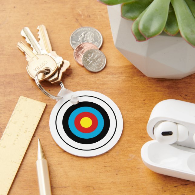 Bullseye Target-design Nyckelring (Skrivbord)