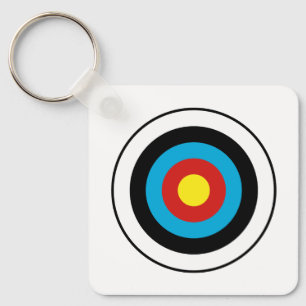 Bullseye Target-design Nyckelring
