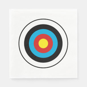 Bullseye Target-design Pappersservett