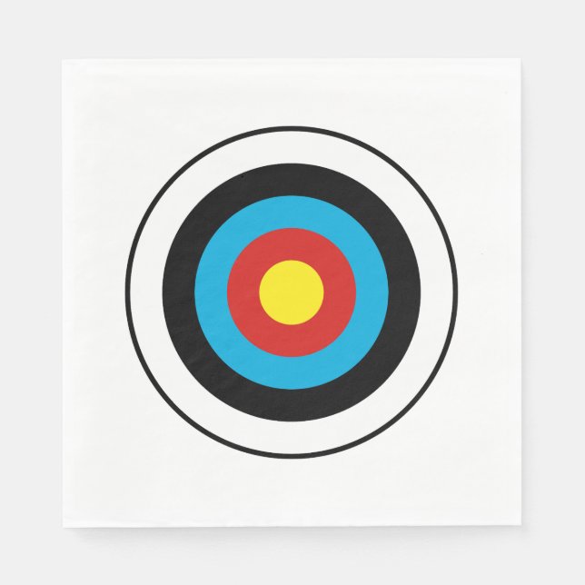 Bullseye Target-design Pappersservett (Framsidan)