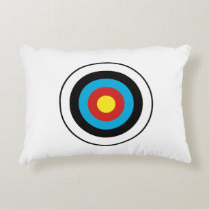 Bullseye Target-design Prydnadskudde