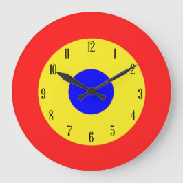 Bullseye Target Stor Klocka