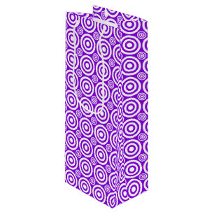 Bullseye-VIN GIFT BAG-Lila-White