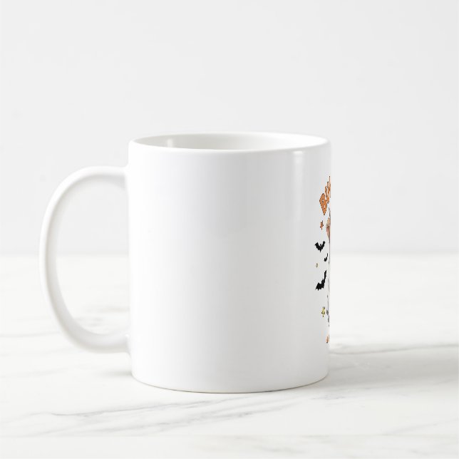 Bullsheet Highland Cow Funny Ghost Kaffemugg (Vänster)