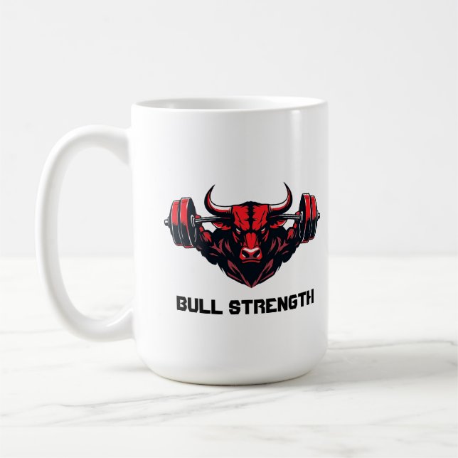 Bullstyrka Kaffemugg (Vänster)