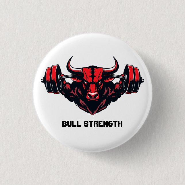 Bullstyrka Knapp (Framsida)