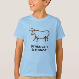 Bullstyrka och hontröja Brown T Shirt