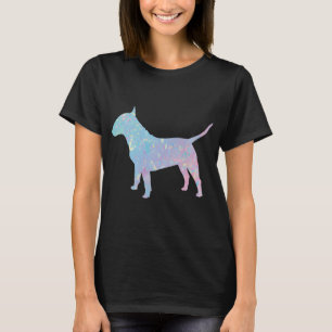 bullterrier akvarell t shirt