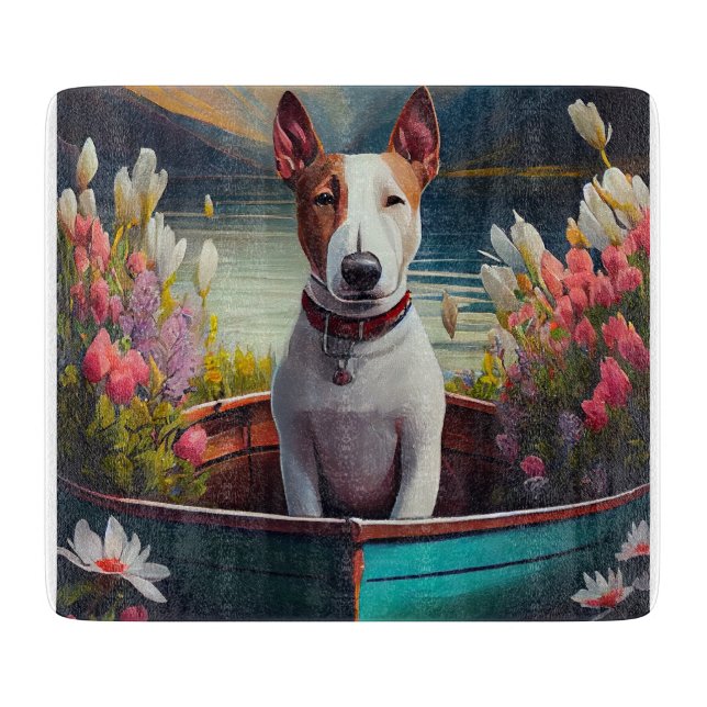 Bullterrier på paddel: Ett naturskönt äventyr (Framsidan)