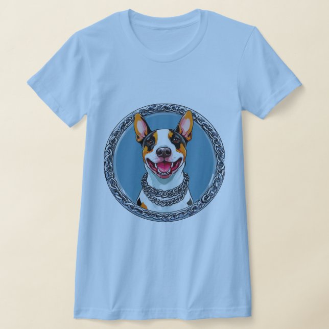 🐶 Bullterrier Söt Hembygd Valp Kärlek T Shirt (Laydown)