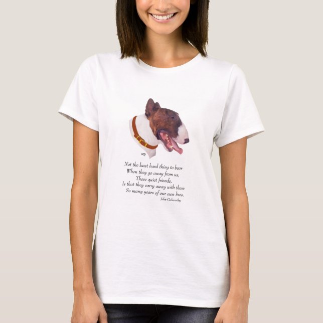 Bullterrier T Shirt (Framsida)