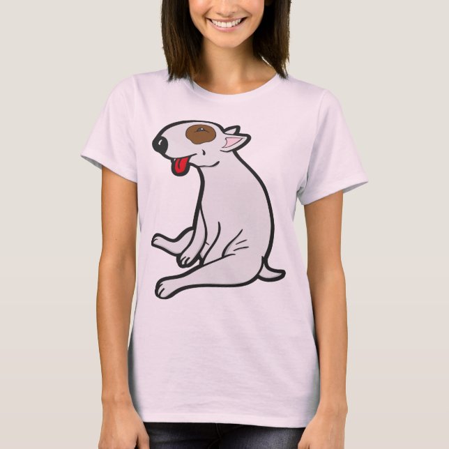 Bullterrier T Shirt (Framsida)