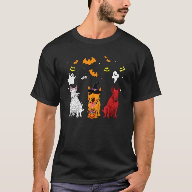 Bullterrierhund T Shirt (Framsida)