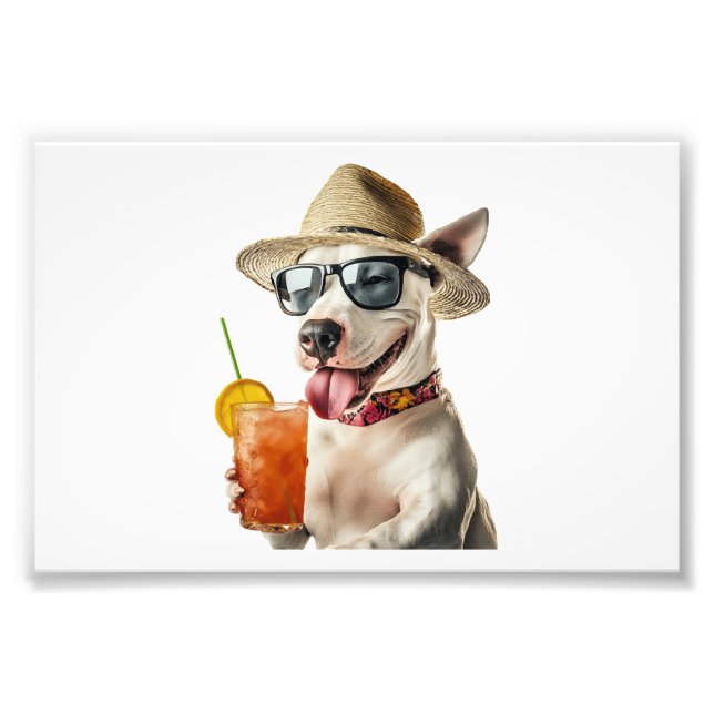Bullterrierkopia Fototryck (Framsidan)