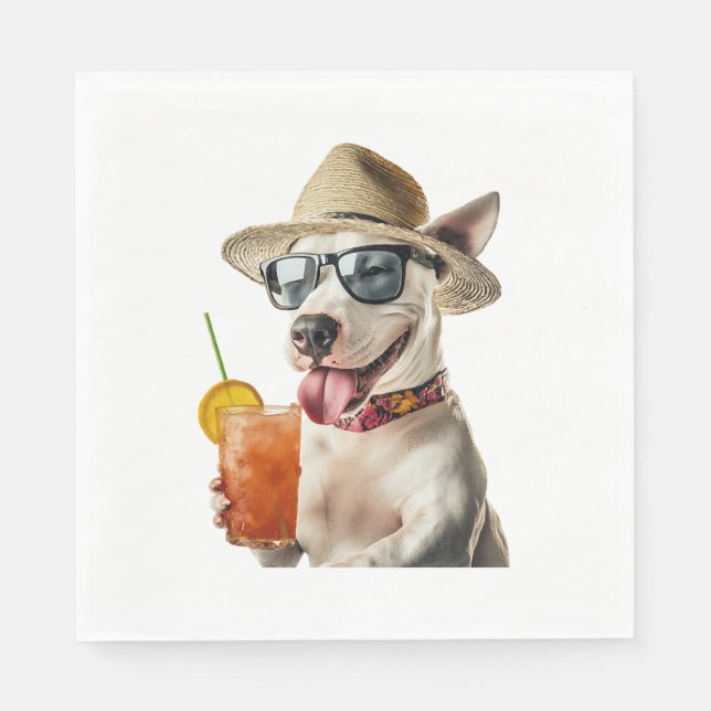 Bullterrierkopia Pappersservett (Framsidan)