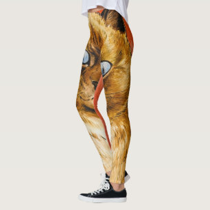 Bully av Louis Wain Leggings