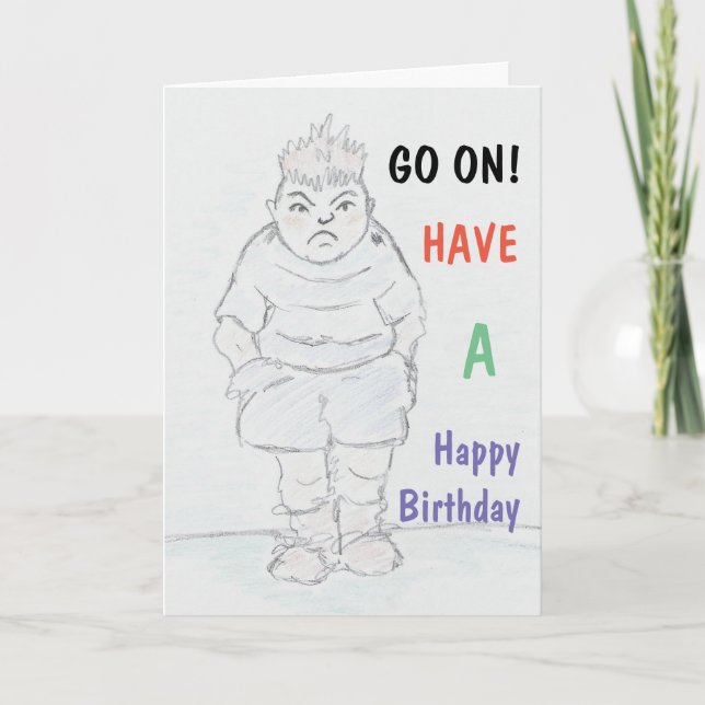 Bully Boy Birthday Kort (Framsida)