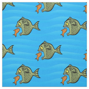 Bully Fish Mönster Tyg