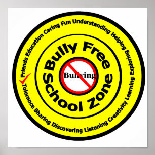 Bully Free School Zon Poster