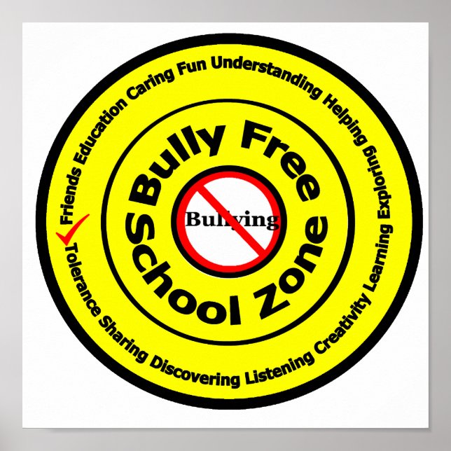 Bully Free School Zon Poster (Framsidan)
