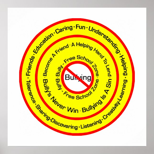 Bully Free School Zon Poster (Framsidan)