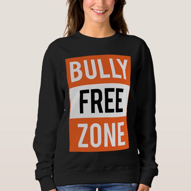 Bully Free Zone Anti Bullying Stop Awareness Kindn T Shirt (Framsida)
