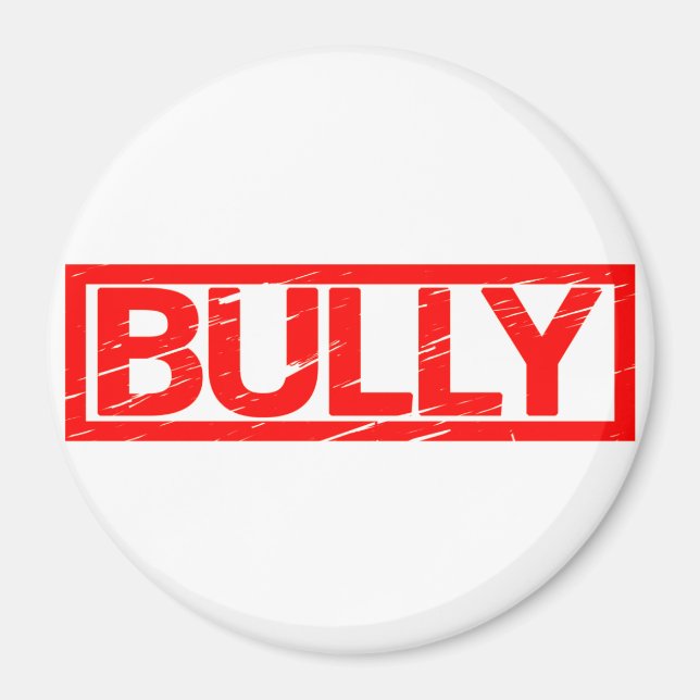 Bully Frimärke Magnet (Framsidan)