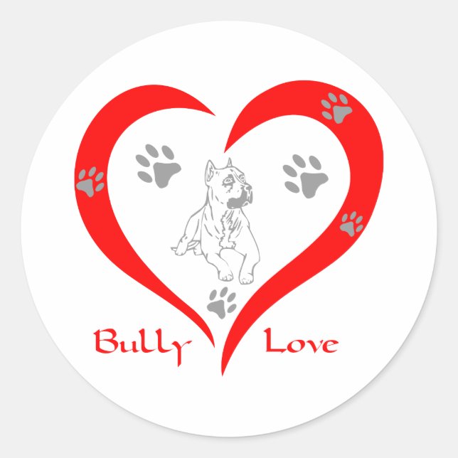 BULLY KÄRLEK RUNT KLISTERMÄRKE (Framsida)