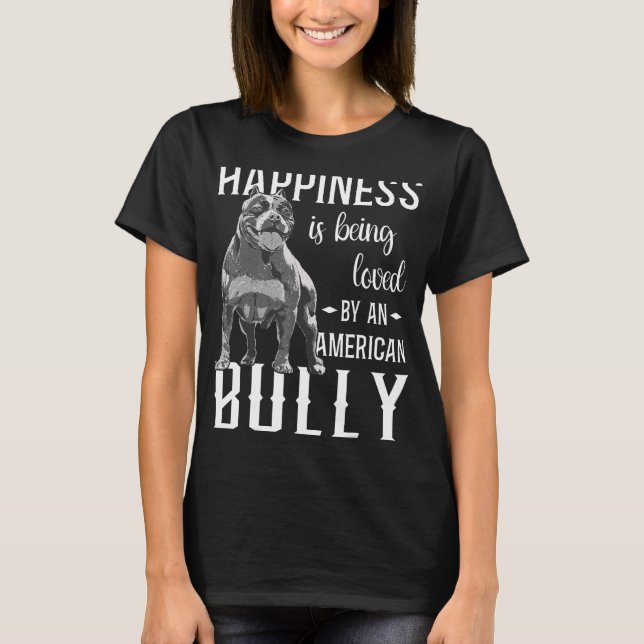Bully XL Pitbull Hund Family Mamma, upplovad av am T Shirt (Framsida)
