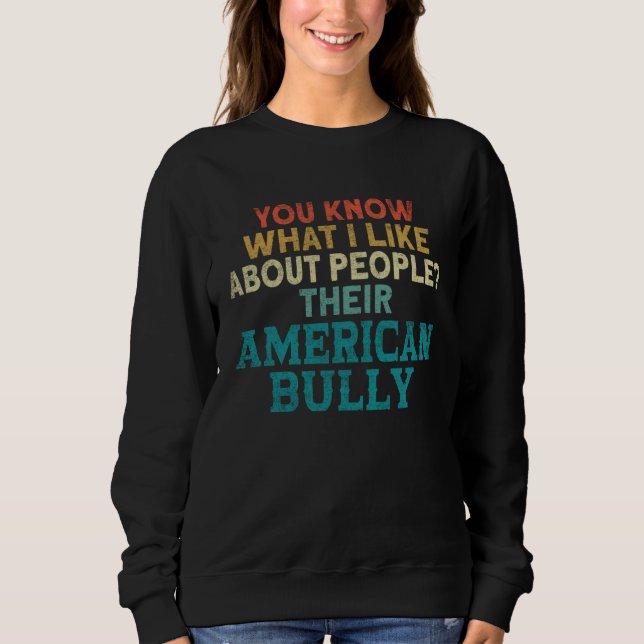 Bully XL Pitbull You Know What I Like About Americ T Shirt (Framsida)