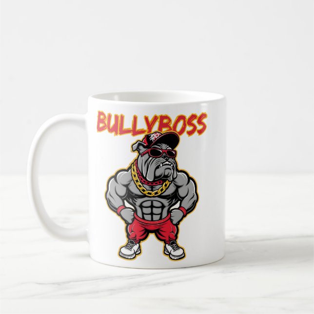 BullyBoss Bulldog Mascot Kaffemugg (Vänster)