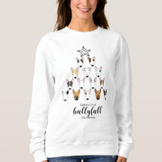 Bullyfull Bull Terrier Julsötare T Shirt