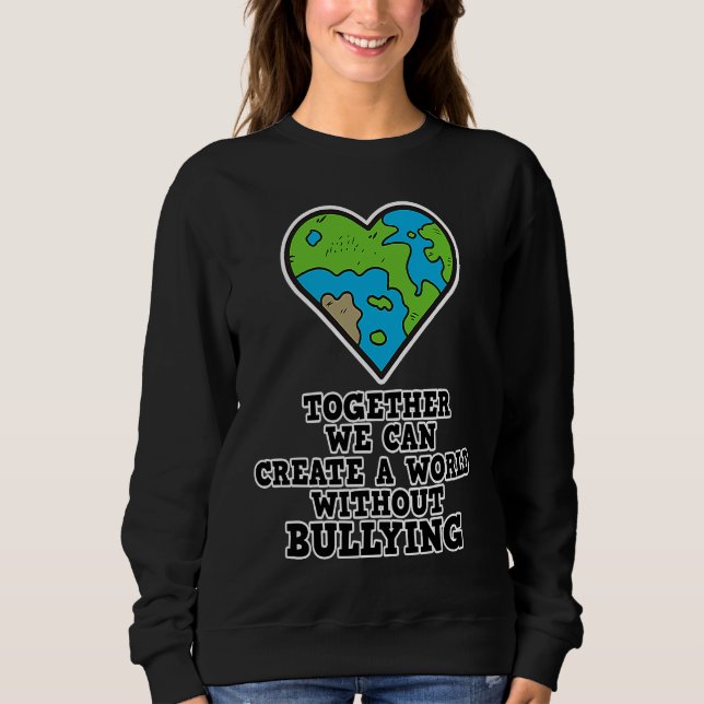 Bullying Prevention  World Without Bullying  Anti  T Shirt (Framsida)