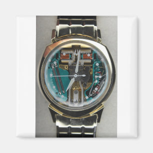 Bulova Accutron Spaceview alfabetisk 1961 Magnet