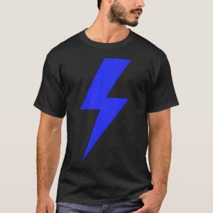 Bult Blixt Blue Thunderbolt Team T Shirt