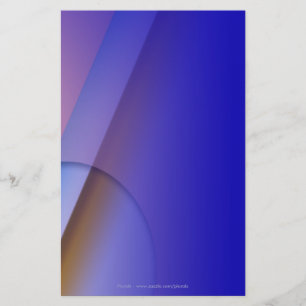 Bult från blå 3-mall brevpapper