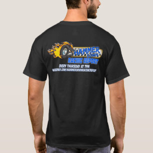 Bulta besegrar den tävlings- rapporten färgade t shirt