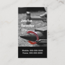 Bulta en hett sko in i formar visitkort